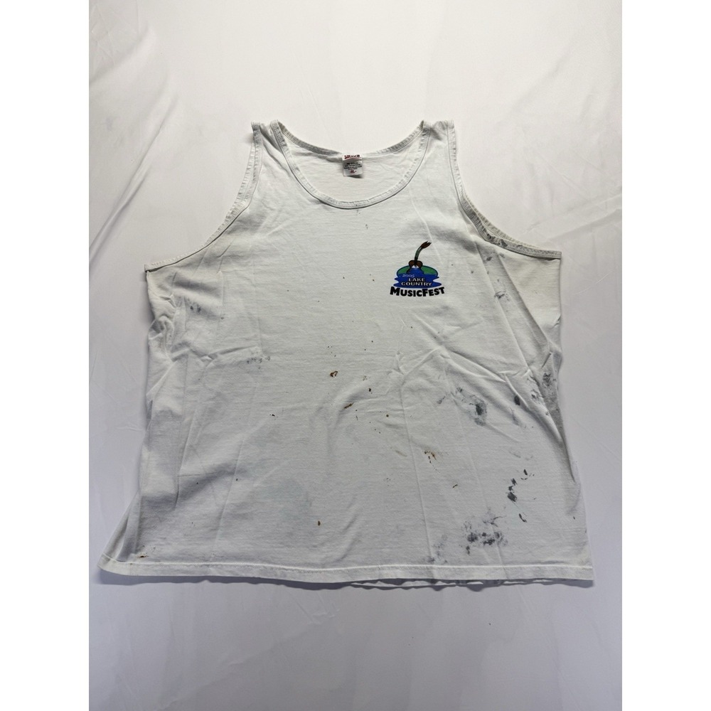 Vintage 2005 MusicFest lake country tank top XL T-Shirt USA‎ Made Anvil tee